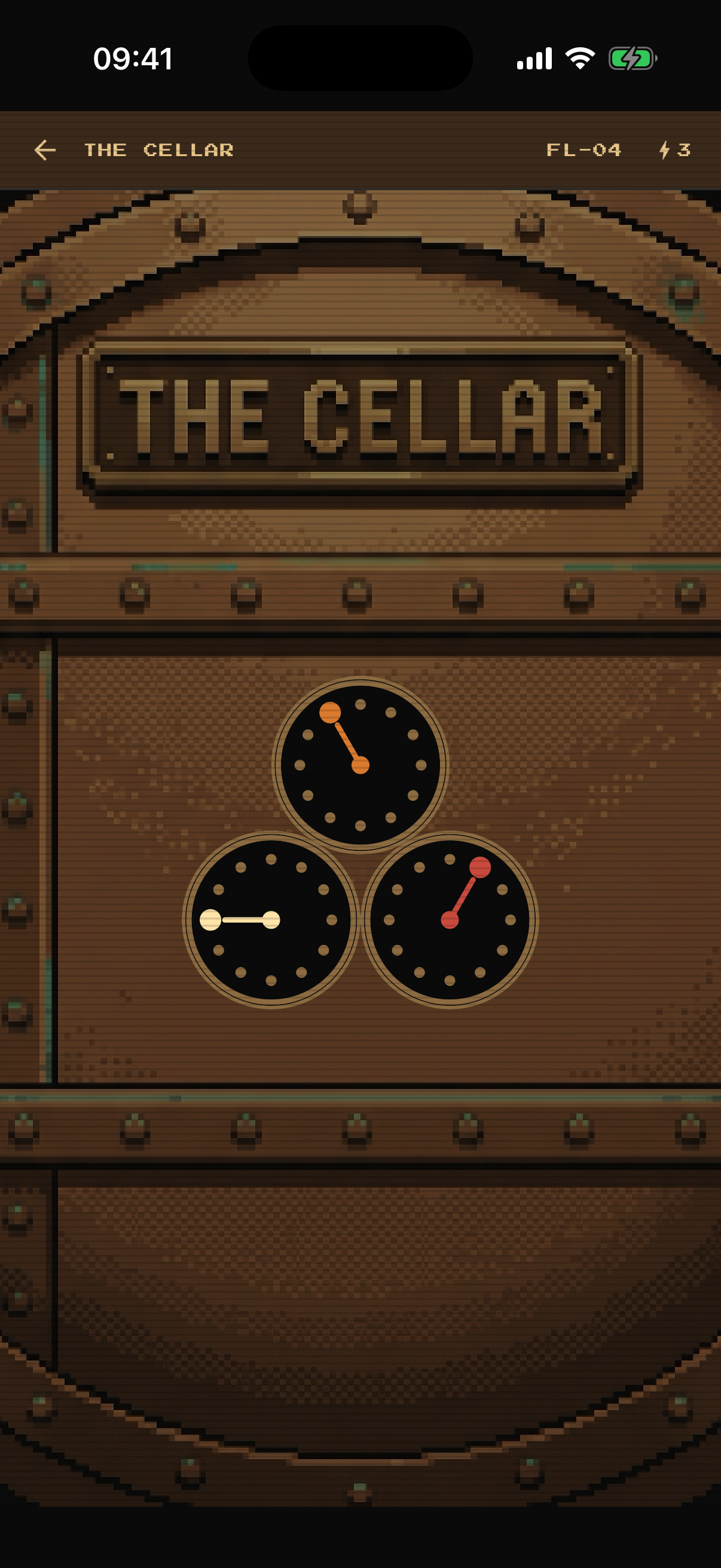 Tone Lock puzzle screen with concentric pitch dials, audition controls, and submit button